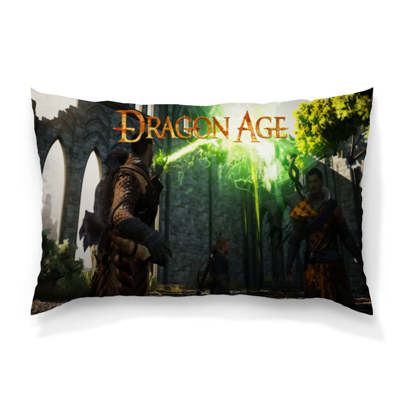 Printio Подушка 60x40 см с полной запечаткой Dragon age