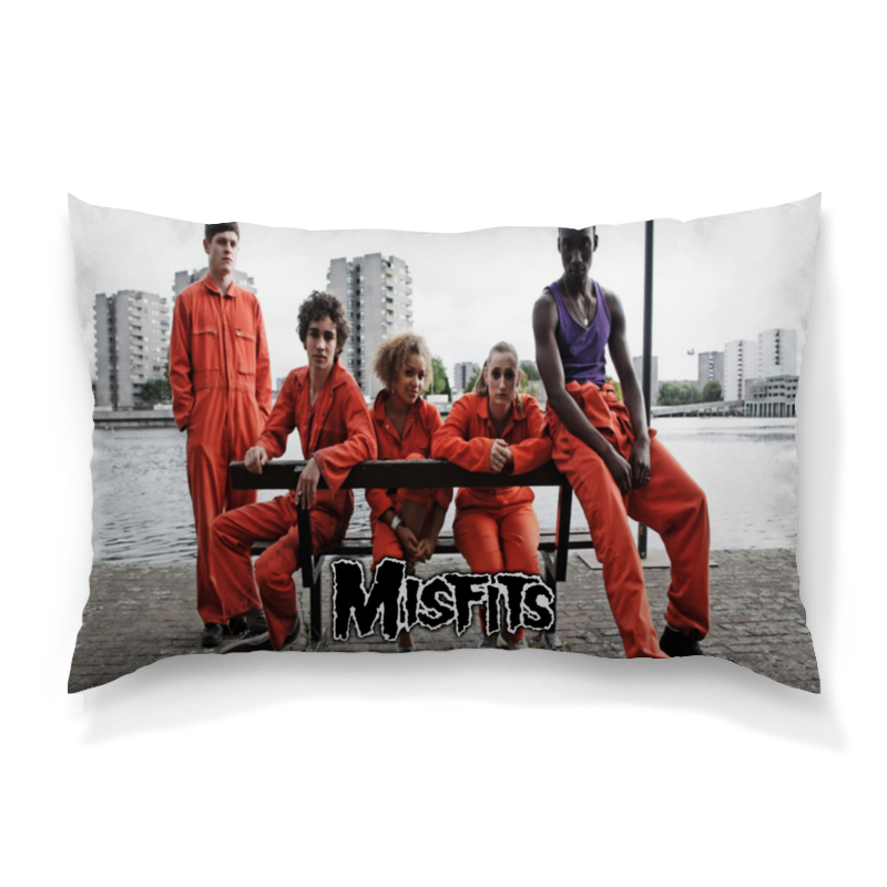 Printio Подушка 60x40 см с полной запечаткой Misfits