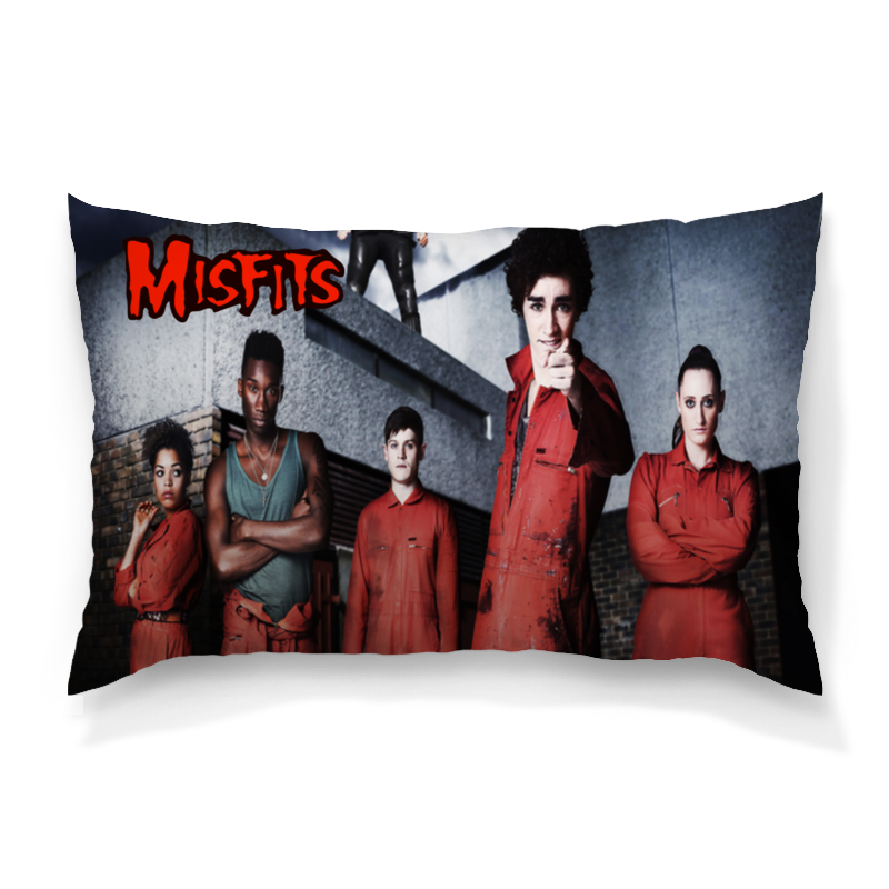 Printio Подушка 60x40 см с полной запечаткой Misfits