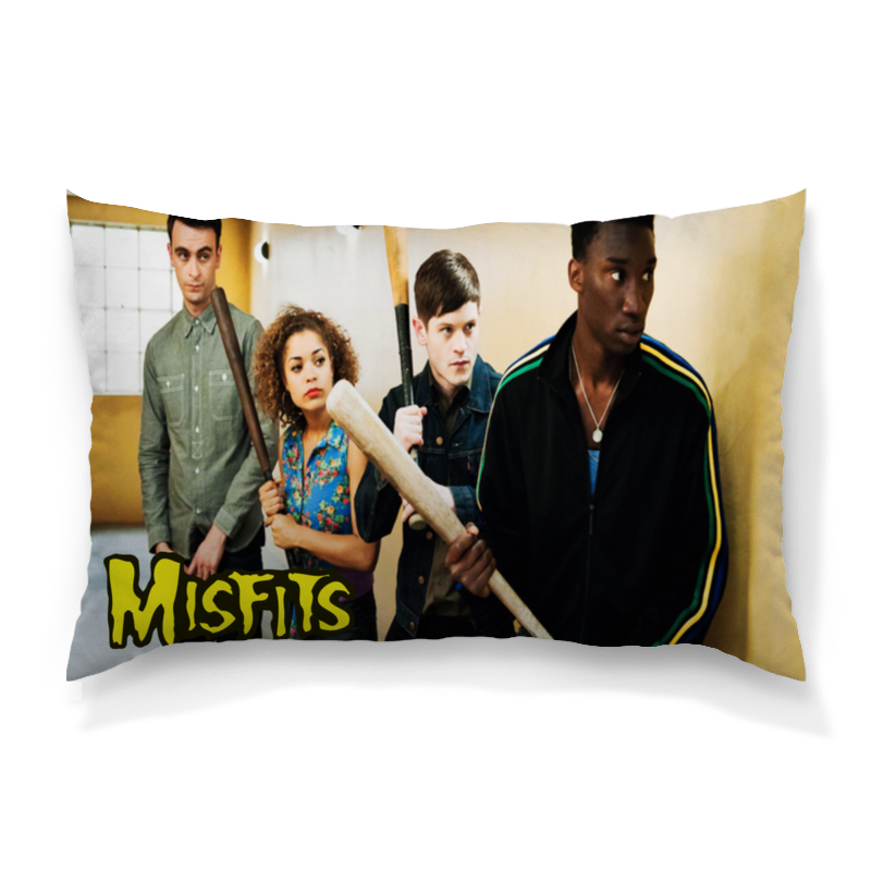 Printio Подушка 60x40 см с полной запечаткой Misfits