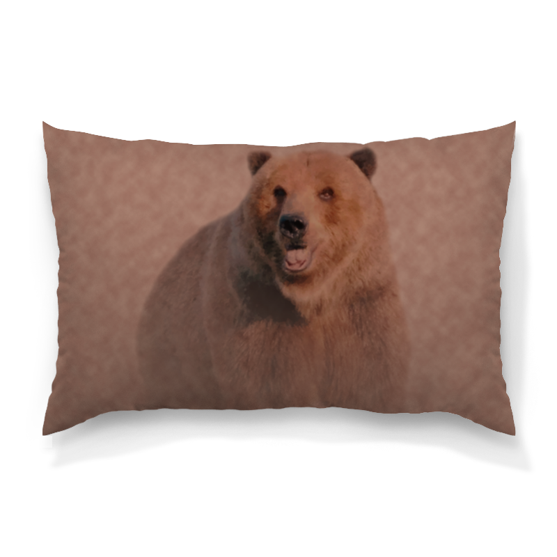 Printio Подушка 60x40 см с полной запечаткой Медведь подушка в виде медведя 40 см