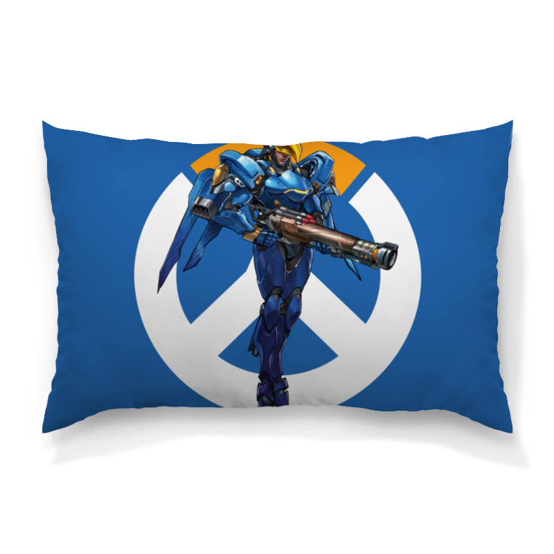 Printio Подушка 60x40 см с полной запечаткой Pharah overwatch / фарра овервотч