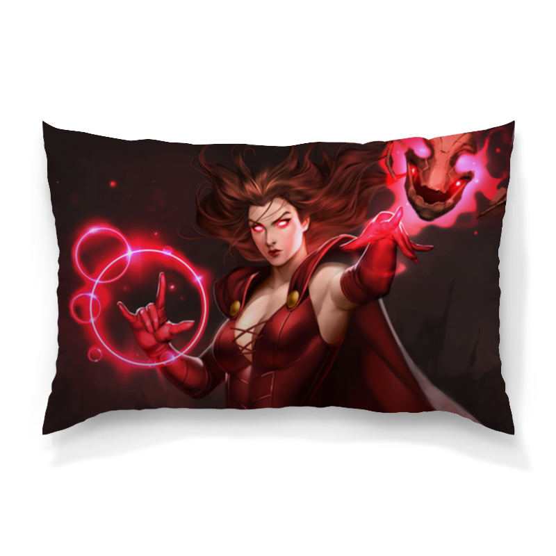 Printio Подушка 60x40 см с полной запечаткой Алая ведьма / scarlet witch