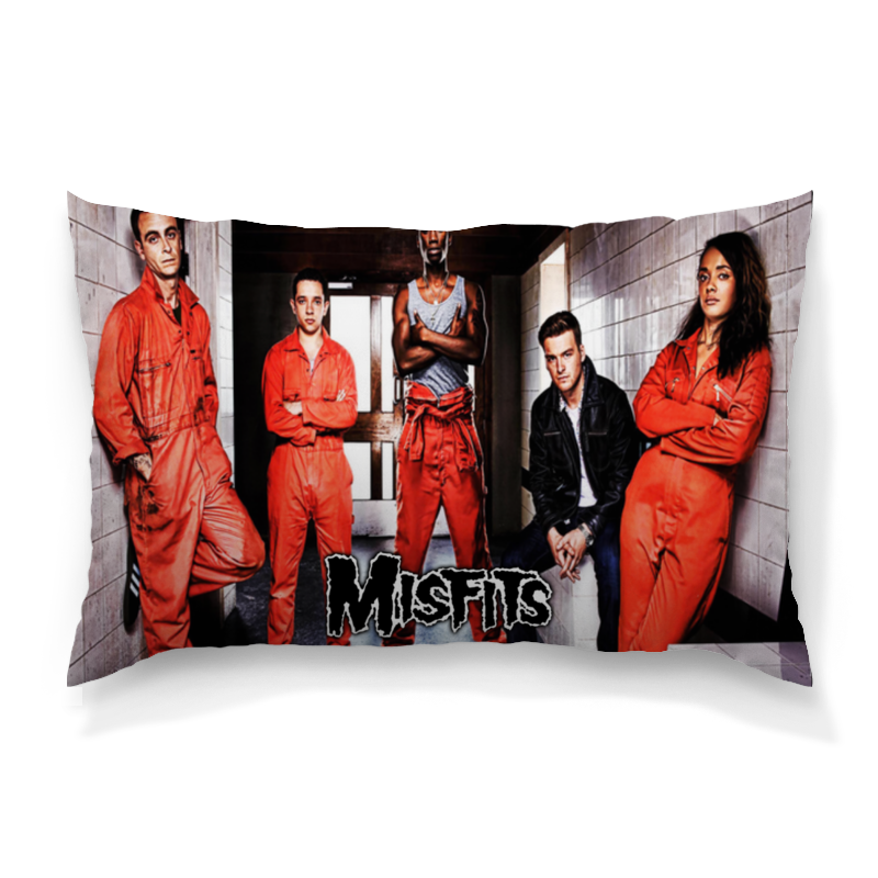 Printio Подушка 60x40 см с полной запечаткой Misfits