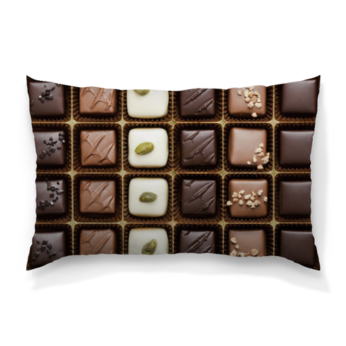 Заказать подушку в Москве. Подушка 60x40 см с полной запечаткой Шоколад от THE_NISE  - готовые дизайны и нанесение принтов.