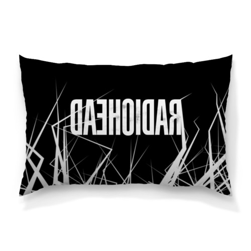 Заказать подушку в Москве. Подушка 60x40 см с полной запечаткой Radiohead от geekbox - готовые дизайны и нанесение принтов.