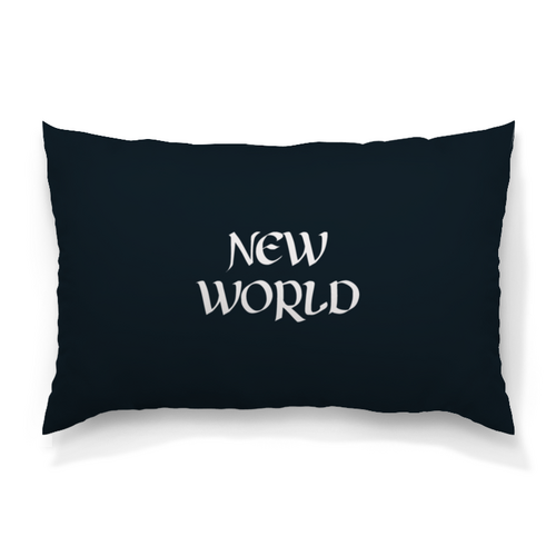 Заказать подушку в Москве. Подушка 60x40 см с полной запечаткой New World от THE_NISE  - готовые дизайны и нанесение принтов.