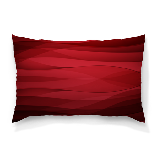 Заказать подушку в Москве. Подушка 60x40 см с полной запечаткой Красная абстракция от BeliySlon - готовые дизайны и нанесение принтов.