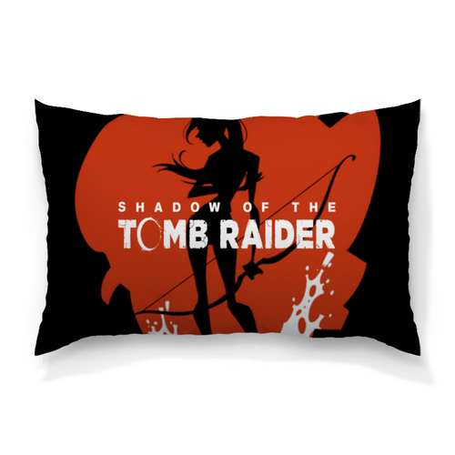 Заказать подушку в Москве. Подушка 60x40 см с полной запечаткой Tomb Raider от THE_NISE  - готовые дизайны и нанесение принтов.