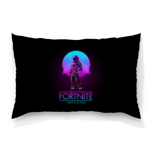 Заказать подушку в Москве. Подушка 60x40 см с полной запечаткой Fortnite от Media M  - готовые дизайны и нанесение принтов.