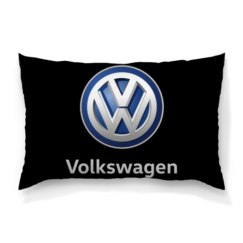 Заказать подушку в Москве. Подушка 60x40 см с полной запечаткой Volkswagen от DESIGNER   - готовые дизайны и нанесение принтов.