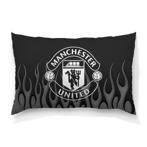 Заказать подушку в Москве. Подушка 60x40 см с полной запечаткой Manchester United от THE_NISE  - готовые дизайны и нанесение принтов.