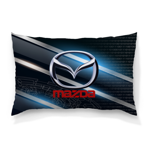 Заказать подушку в Москве. Подушка 60x40 см с полной запечаткой Mazda от THE_NISE  - готовые дизайны и нанесение принтов.