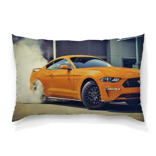 Заказать подушку в Москве. Подушка 60x40 см с полной запечаткой Mustang GT Burnout от TheAndarz  - готовые дизайны и нанесение принтов.