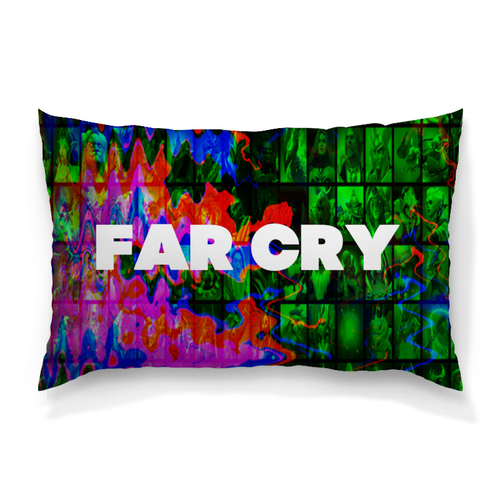 Заказать подушку в Москве. Подушка 60x40 см с полной запечаткой Far Cry от THE_NISE  - готовые дизайны и нанесение принтов.