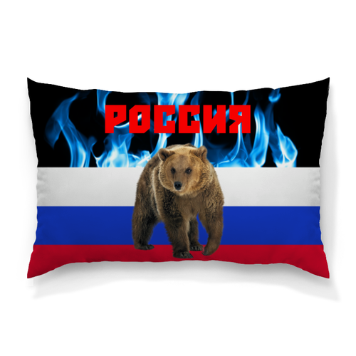 Заказать подушку в Москве. Подушка 60x40 см с полной запечаткой Россия от THE_NISE  - готовые дизайны и нанесение принтов.