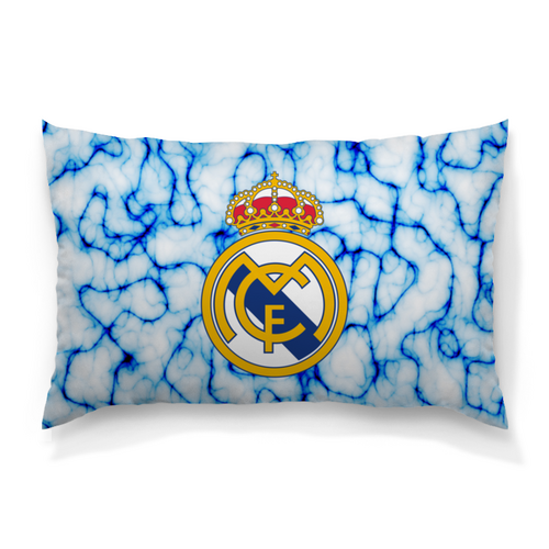 Заказать подушку в Москве. Подушка 60x40 см с полной запечаткой Real Madrid от THE_NISE  - готовые дизайны и нанесение принтов.