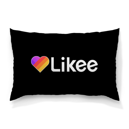 Заказать подушку в Москве. Подушка 60x40 см с полной запечаткой Likee  от DESIGNER   - готовые дизайны и нанесение принтов.