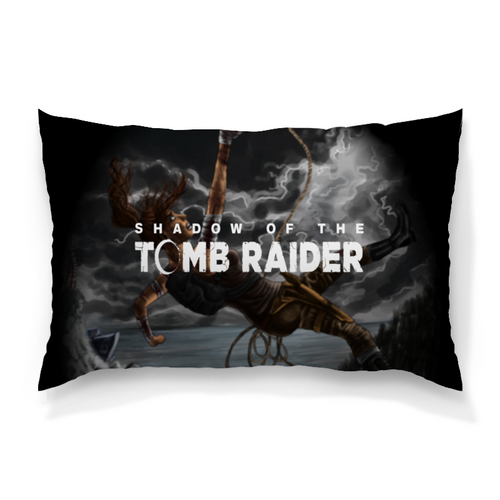 Заказать подушку в Москве. Подушка 60x40 см с полной запечаткой Tomb Raider от THE_NISE  - готовые дизайны и нанесение принтов.