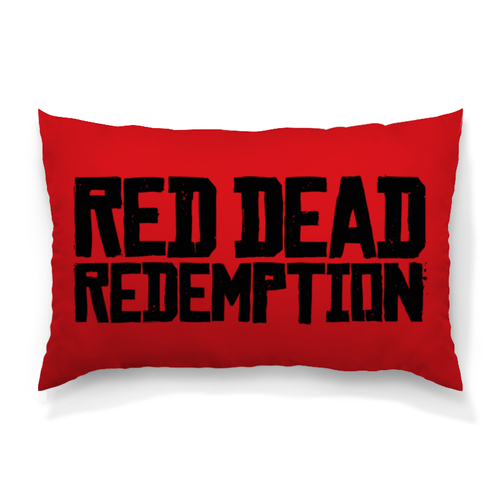 Заказать подушку в Москве. Подушка 60x40 см с полной запечаткой Red Dead Redemption game от Leichenwagen - готовые дизайны и нанесение принтов.