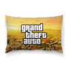 Заказать подушку в Москве. Подушка 60x40 см с полной запечаткой Grand Theft Auto от THE_NISE  - готовые дизайны и нанесение принтов.