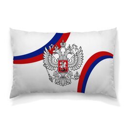 Заказать подушку в Москве. Подушка 60x40 см с полной запечаткой   Герб России от THE_NISE  - готовые дизайны и нанесение принтов.