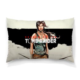 Заказать подушку в Москве. Подушка 60x40 см с полной запечаткой Tomb Raider от THE_NISE  - готовые дизайны и нанесение принтов.