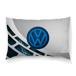 Заказать подушку в Москве. Подушка 60x40 см с полной запечаткой Volkswagen от THE_NISE  - готовые дизайны и нанесение принтов.