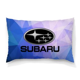 Заказать подушку в Москве. Подушка 60x40 см с полной запечаткой Subaru от THE_NISE  - готовые дизайны и нанесение принтов.