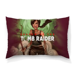 Заказать подушку в Москве. Подушка 60x40 см с полной запечаткой Tomb Raider от THE_NISE  - готовые дизайны и нанесение принтов.