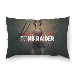 Заказать подушку в Москве. Подушка 60x40 см с полной запечаткой Tomb Raider от THE_NISE  - готовые дизайны и нанесение принтов.