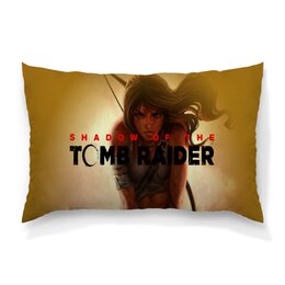 Заказать подушку в Москве. Подушка 60x40 см с полной запечаткой Tomb Raider от THE_NISE  - готовые дизайны и нанесение принтов.