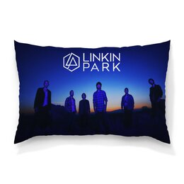 Заказать подушку в Москве. Подушка 60x40 см с полной запечаткой Linkin Park от THE_NISE  - готовые дизайны и нанесение принтов.