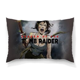 Заказать подушку в Москве. Подушка 60x40 см с полной запечаткой Tomb Raider от THE_NISE  - готовые дизайны и нанесение принтов.