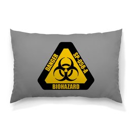 Заказать подушку в Москве. Подушка 60x40 см с полной запечаткой Biohazard от THE_NISE  - готовые дизайны и нанесение принтов.
