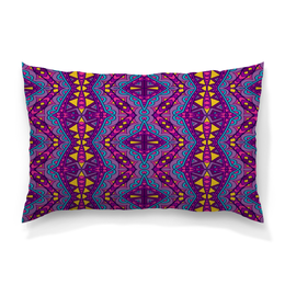Заказать подушку в Москве. Подушка 60x40 см с полной запечаткой Фиолетовая мозаика от THE_NISE  - готовые дизайны и нанесение принтов.