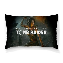 Заказать подушку в Москве. Подушка 60x40 см с полной запечаткой Tomb Raider от THE_NISE  - готовые дизайны и нанесение принтов.