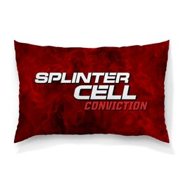 Заказать подушку в Москве. Подушка 60x40 см с полной запечаткой Splinter Cell от THE_NISE  - готовые дизайны и нанесение принтов.