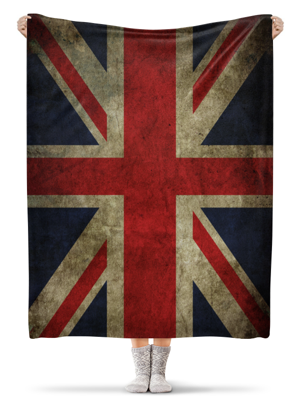 Printio Плед флисовый 130×170 см Британский флаг
