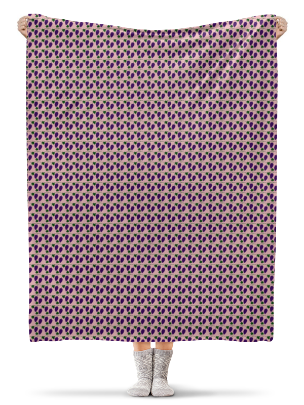 Printio Плед флисовый 130×170 см Гроздья винограда