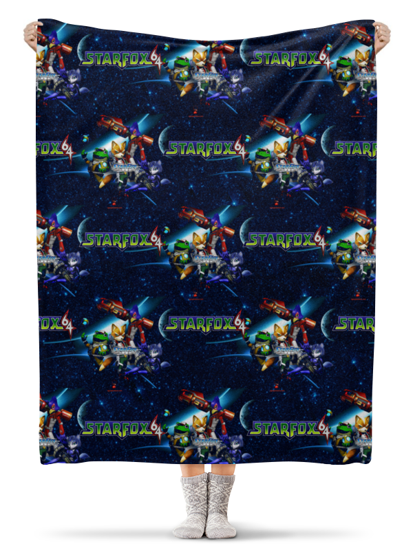 Printio Плед флисовый 130×170 см Star fox printio копилка star fox