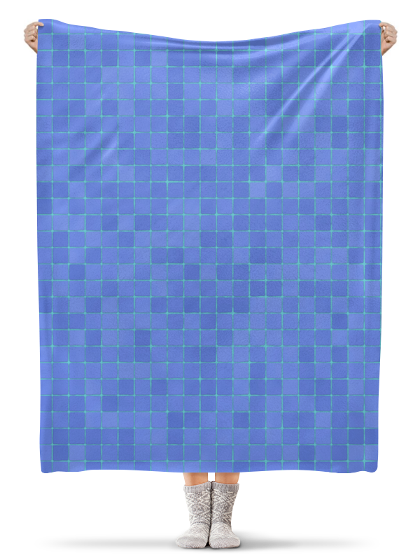 Printio Плед флисовый 130×170 см Плитка printio плед флисовый 130×170 см девушка в синих сережках
