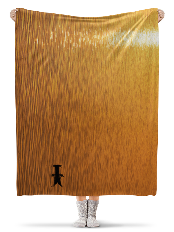 Printio Плед флисовый 130×170 см Закат на озере