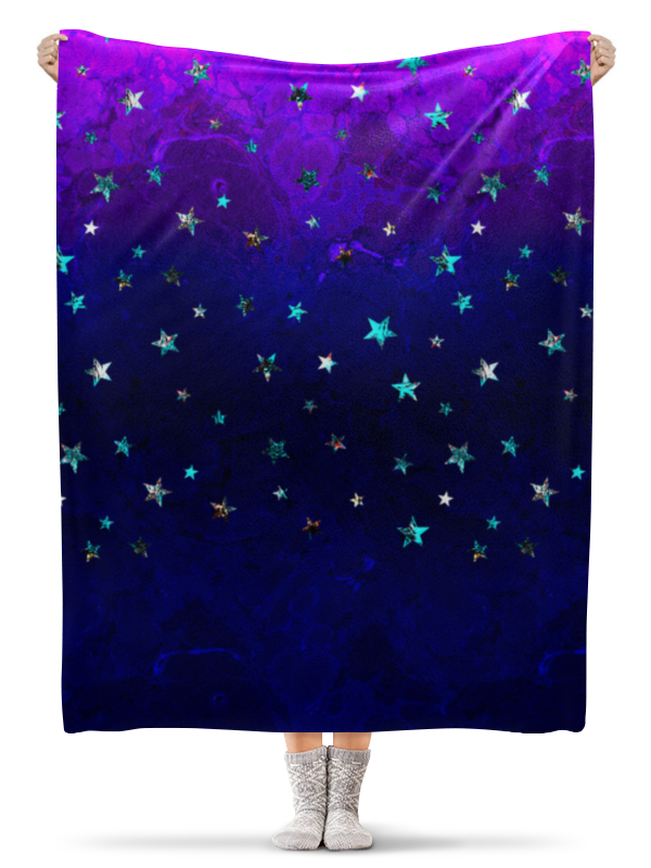 Printio Плед флисовый 130×170 см Яркий красивый модный гелакси дизайн - паттерн printio футболка с полной запечаткой для девочек яркий красивый модный гелакси дизайн паттерн
