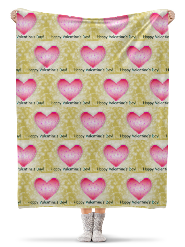 Printio Плед флисовый 130×170 см low poly heart фигурка декоративная ежик 14 см