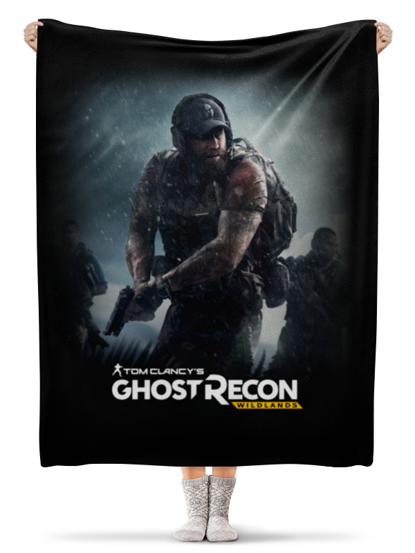 Printio Плед флисовый 130×170 см Tom clancy's ghost recon wildlands