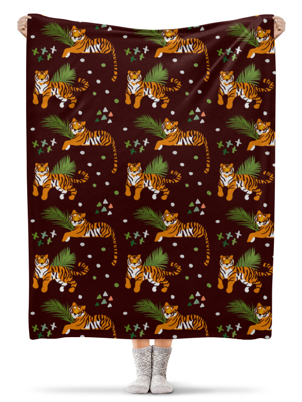 Printio Плед флисовый 130×170 см Год тигра printio плед флисовый 130×170 см sunset shimmer color line