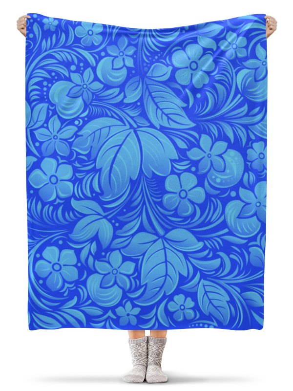 Printio Плед флисовый 130×170 см Цветочный узор printio плед флисовый 130×170 см цветочный узор