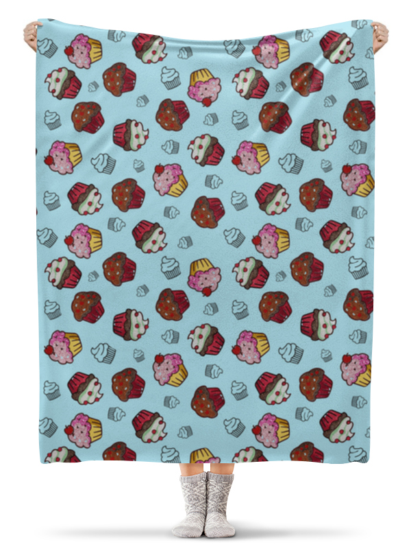 Printio Плед флисовый 130×170 см Кексы игровой набор сладости кексы