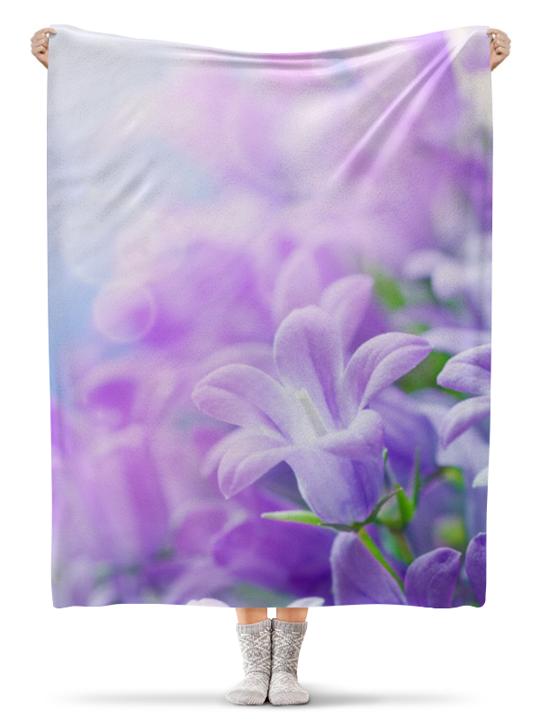 цена Printio Плед флисовый 130×170 см Цветок